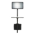 Adjustable Computer Station, use with Monitors, CPUs, Keybord Trays
