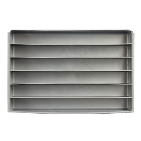 Compartment Drawer Insert with 6 compartments, Polypropylene, 3"" H x 18 in W