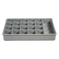 Compartment Drawer Insert with 21 compartments, Polypropylene, 3"" H x 18 in W