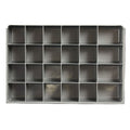 Compartment Drawer Insert with 24 compartments, Polypropylene, 3"" H x 18 in W
