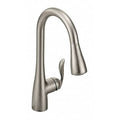 Gooseneck Kitchen Faucet, Manual, 10-1/2" Mount, 3 Hole Commercial