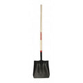 No. 2 14 ga Scoop Shovel, Steel Blade, 48 in L, Wood Handle