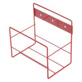 Rectangular Storage Basket, Steel, Red