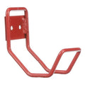 Wall Hook,Red,Steel,C,4-1/4"" H