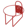 Rectangular Storage Basket, 1-3/8 in Opening Mesh Size, Steel, Red