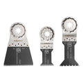 OscilToolBladeSet, 3pcs, W:1.375"to2.5625"