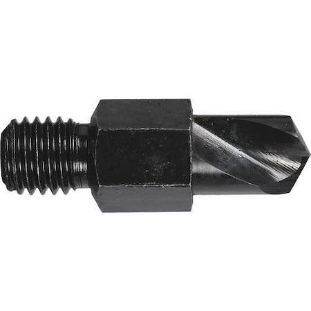 Threaded Shank Drill Bit, 0.1285"