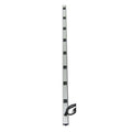 Outlet Strip, 8 5-15R, 5-15P, 15 ft., Gray