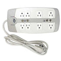 Outlet Strip, Surge, 8 5-15R, 5-15P, 6 ft, White