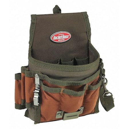 Tool Pouch, Tool Pouch, Green, Polyester, 9 Pockets