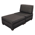 30"" x 60"" Chaise with Storage, Flint Grey