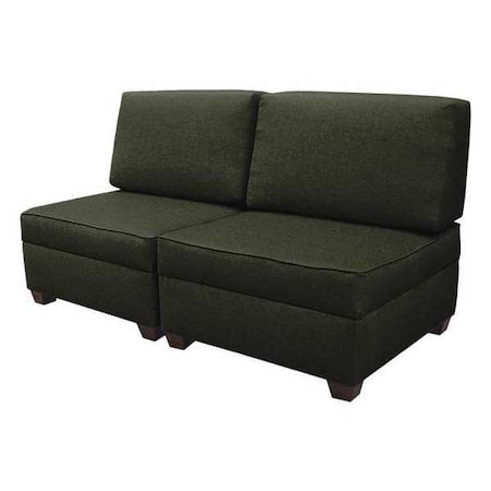 60"" x 30"" Sofa with Storage, Mocha Tan