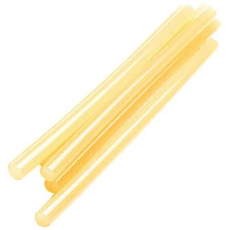 Hot Melt Adhesive, Tan, 1/2 in Dia, 10 in L, 3 min Begins to Harden, 18 PK