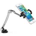 Arm Tablet Stand, Silver, Plastic, 1-1/2" W