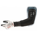 Hyflex Cut-Resistant Sleeve, Cut Level A3, Intercept, Knit Cuff, 18 in L, Black, Small