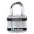 Padlock, Keyed Alike, Standard Shackle, Square Stainless Steel Body, Boron Shackle, 15/16 in W