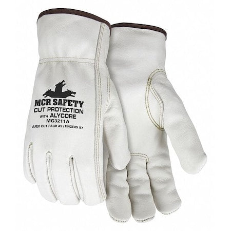 Cut Resistant Gloves, Cut Level A9 , Uncoated , None , 2XL 1 PR