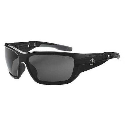 BALDR, Safety Glasses, Anti-Scrtach, Gray Lens, Black Frame, Full-Frame, Polarized