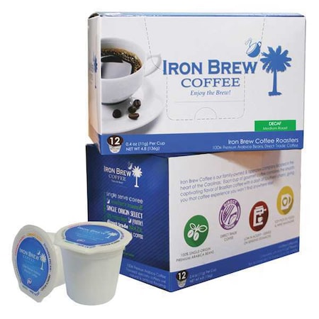 Coffee, 0.12 oz. Net Weight, Ground, PK12