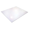 Chair Mat 47"x30", Rectangular Shape, Clear, for Carpet