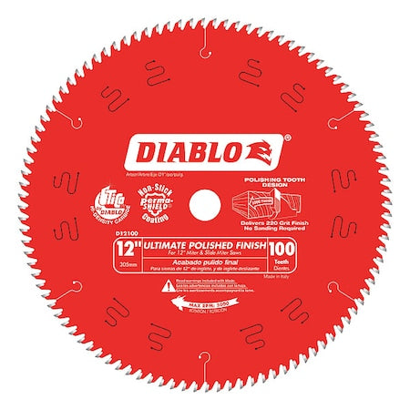 12", 100-Teeth Circular Saw Blade