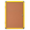 Enclosed Cork Bulletin Board 38"W x 47"H