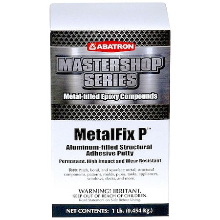 Putty, 1 lb Container Size, Pail, MetalFix P, Gray