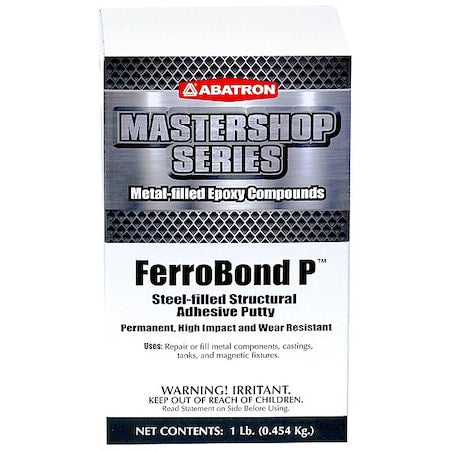 Putty, 1 lb Container Size, Pail, FerroBond P, Gray