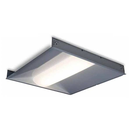 Recessed Troffer, 2 ft L, 3300 lm, 29W