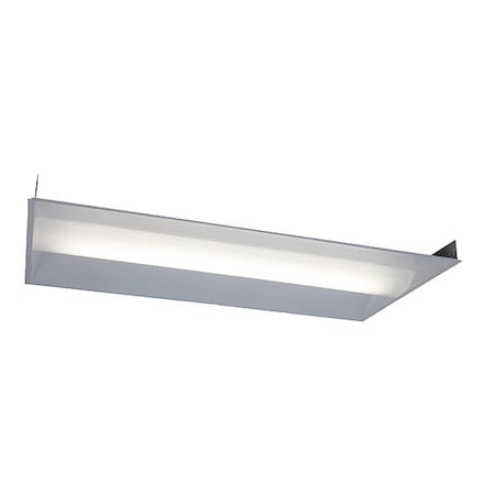 Recessed Troffer, 4 ft L, 3000 lm, 24.5W