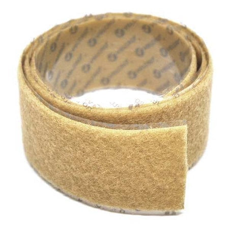 Hook and Loop Roll, Acrylic Adhesive, 75 ft., 1.00"" W, Beige