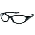 Antagonist, Safety Glasses, Anti-Fog, Anti-Static & Anti-Scratch, Clear Lens, Black Frame