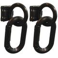 Carabiner Magnet Ring, Black, Not Applicable Length, Matte