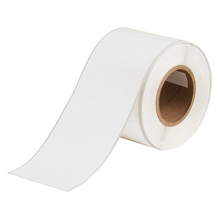 ContinuousLabelStock, White, Matte, 4inW
