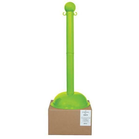 Stanchion, Post Dia. 3", Safety Green