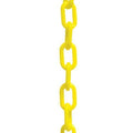 Plastic Chain, Yellow, 100 ft Length, Gloss