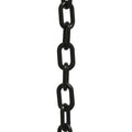 Plastic Chain, Black, 100 ft Length, Gloss