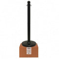 Stanchion, Post Dia. 2-1/2", Black