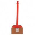 Stanchion, Post Dia. 2-1/2", Red