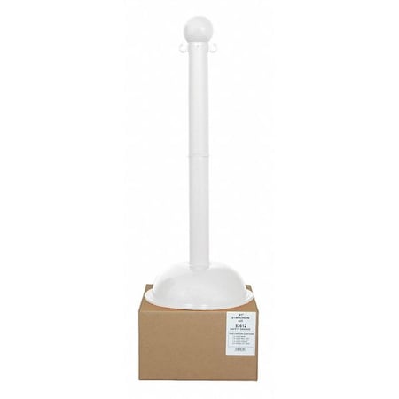 Stanchion, Post Dia. 3", White