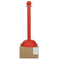 Stanchion, Post Dia. 3", Red