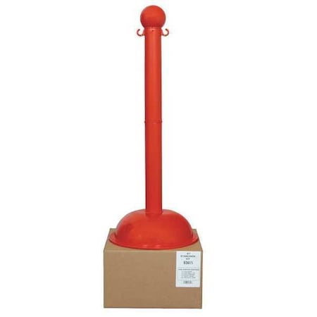 Stanchion, Post Dia. 3", Red
