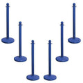Stanchion, Post Dia. 2-1/2", Blue, PK6
