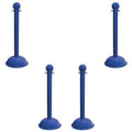 Stanchion, Post Dia. 3", Blue, PK4