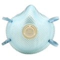 Disposable Respirator, N95, Exhale Valve, Non Adj. Dual Strap, Molded Nose, M, Vendor Pack (2)