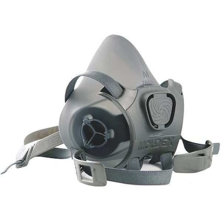 Half Mask Respirator, 7800, Not Rated, Bayonet, Size, M 0 Cartridges Included