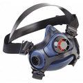 Half Mask Respirator, RU8800, Not Rated, Threaded, Size, M/L 0 Cartridges Included