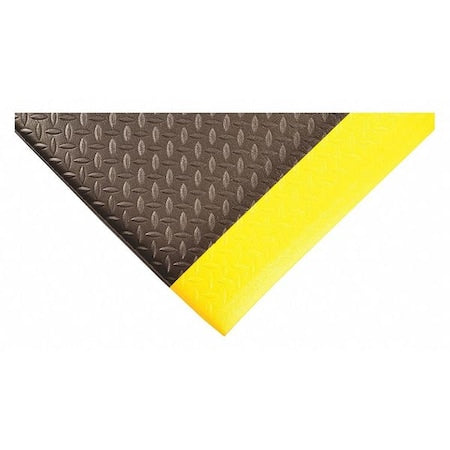 Antifatigue Mat, 3 ft. L x 2 ft. W, 1/2" Thickness, Closed Cell PVC Foam, Diamond Plate