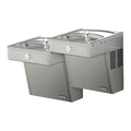 On-Wall Two-Level Drinking Fountain, 2 Level, 18 5/8 in D, 27 3/16 in H, 36 5/16 in W