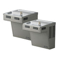 On-Wall Two-Level Drinking Fountain, 2 Level, 18 5/8 in D, 27 in H, 36 1/4 in W